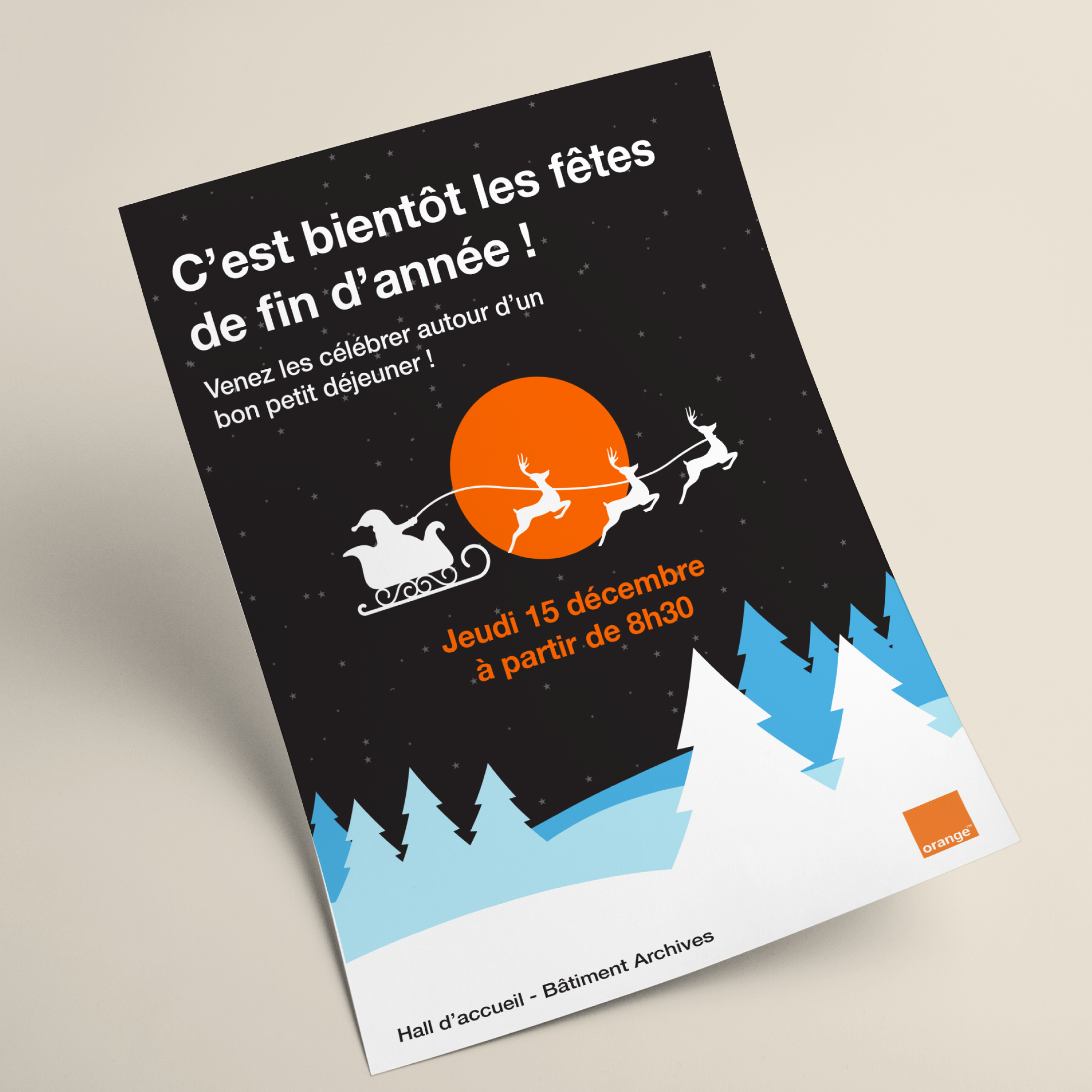 Création d’affiches – OINIS, Orange